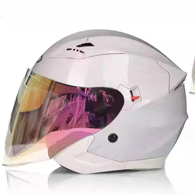 YEMA Untuk 627/627S Visor Sepeda Motor Helm Wajah Penuh Aksesori Sepeda Motor Lensa Pelindung
