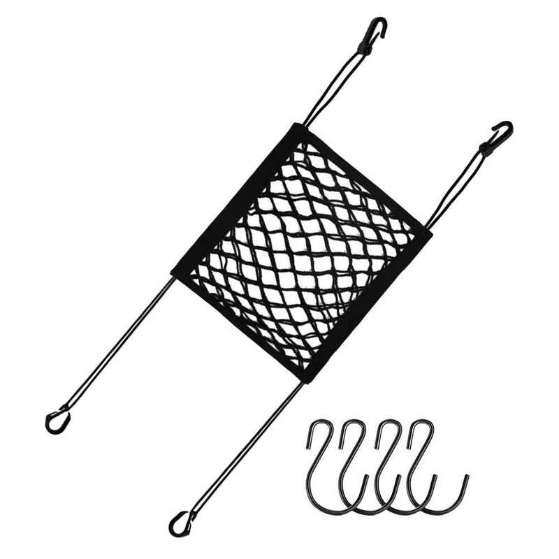 Penyimpanan Kantong Sepeda Motor dengan Pengait, Tas Kargo Sepeda, Aksesori Jaring untuk Helm Motor