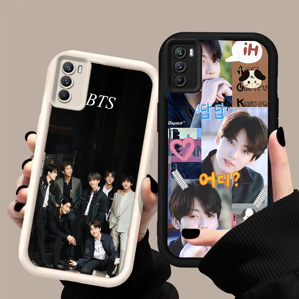 DF-24 BTS Boy Luxury shockproof Casing untuk OPPO A16 A16s A54S A53 Reno 4 5 6 7I