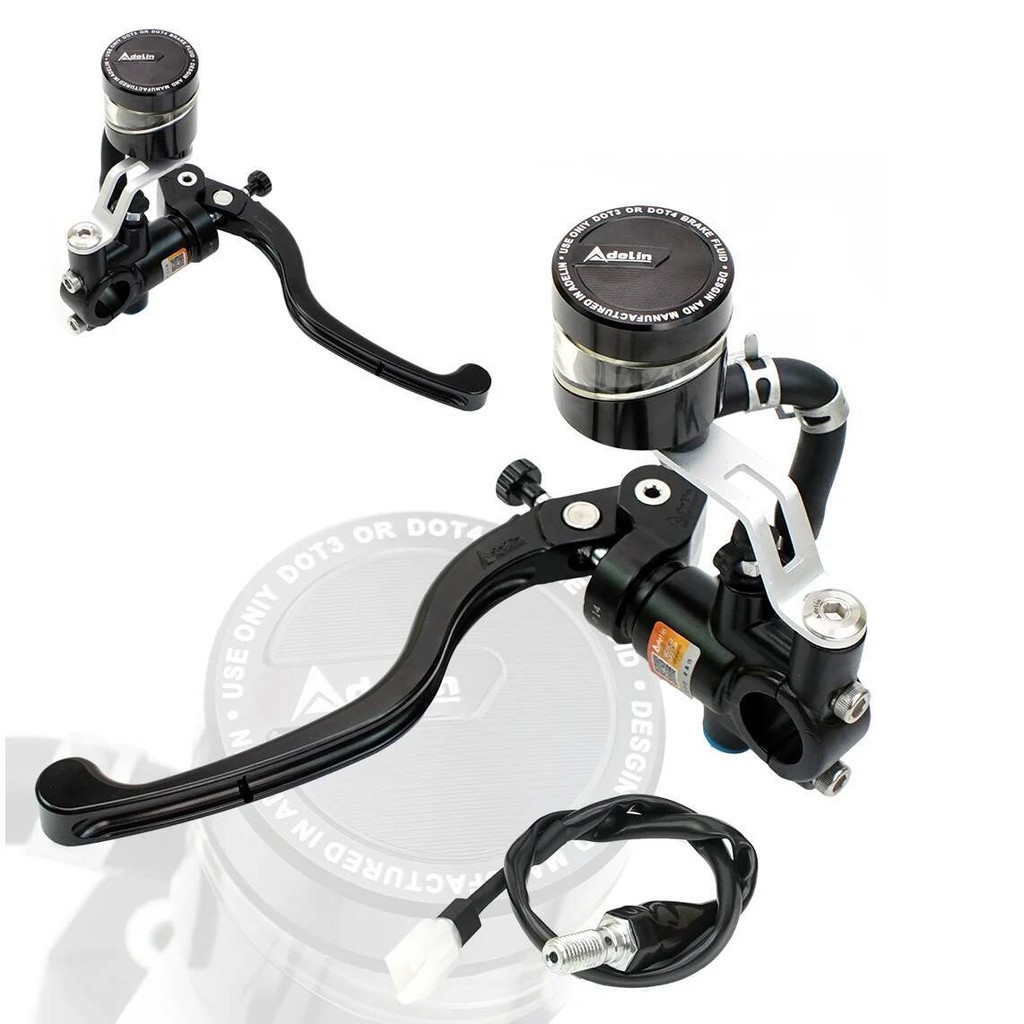 Hidrolik Pompa Master Silinder Kopling Rem Sepeda Motor pegangan Adelin PX1 untuk Balap Jalan Scoo