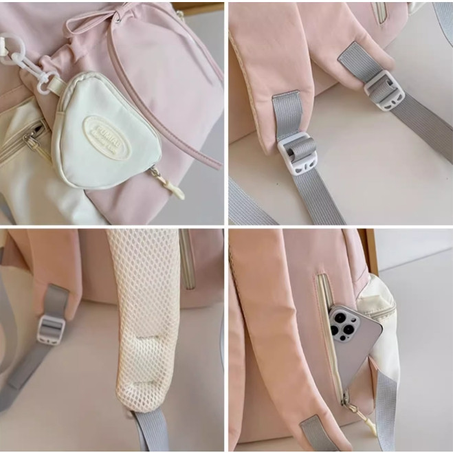 Tas Lucu Ymeet Backpack lucu korea tas ransel traveling tas wanita import korea style tas ransel