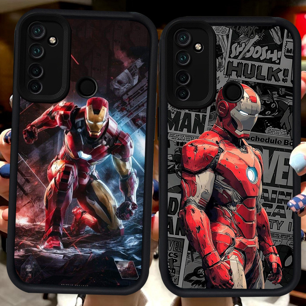 Hitam Casing untuk Realme 6i 7i 5s Narzo 10A C2s 5i 9i 20A 10 C2 C17 C75 5 14 14X 14T C71 C73 H46 Ir