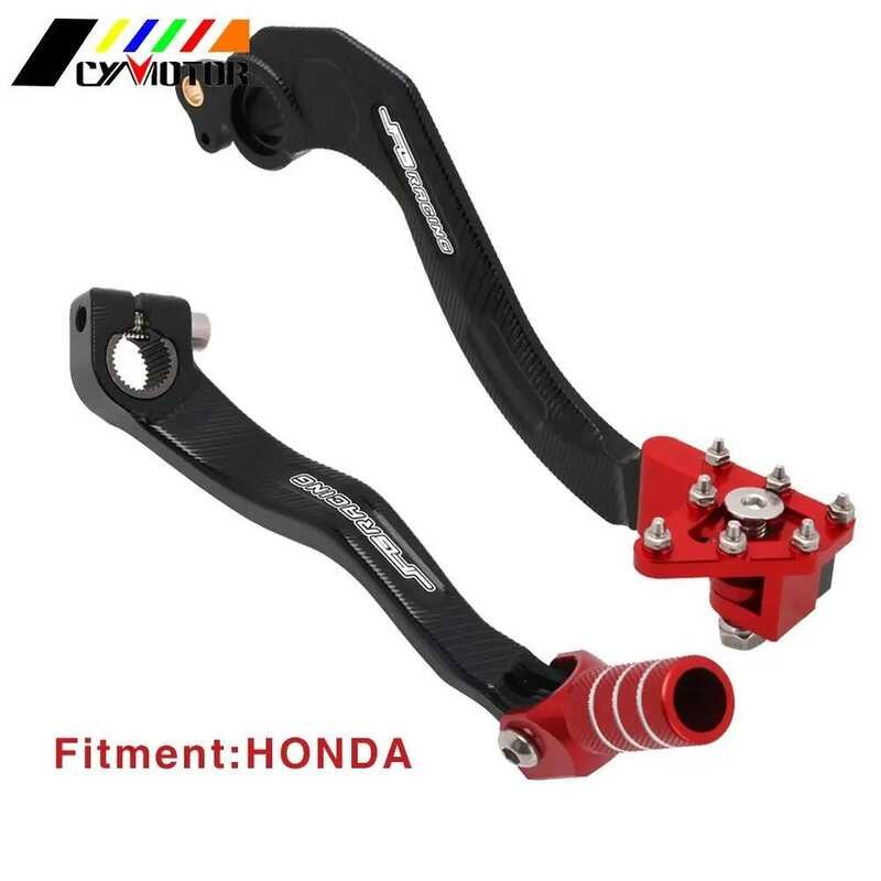 Pergeseran Tuas Gigi Lipat CNC untuk Sepeda Motor, Pedal Rem untuk HONDA CRF450R CRF250R CRF 450R 25