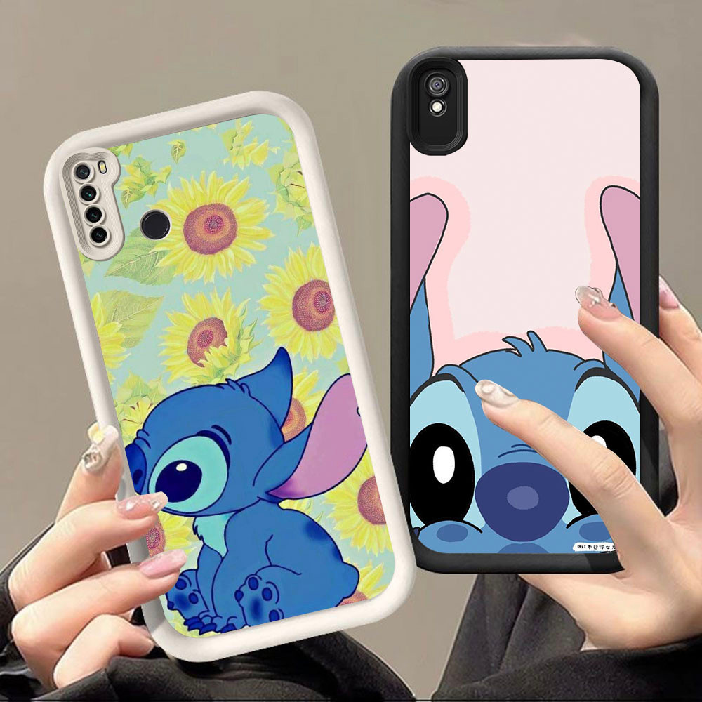 DF-25 Love Stitch Luxury shockproof Casing untuk Xiaomi Redmi 6A 8 9 9A Note 7 8 Pro