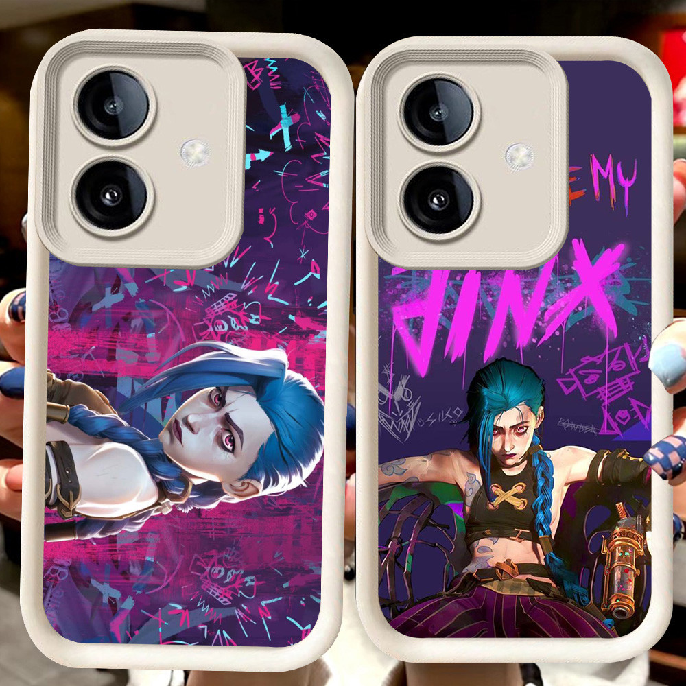 H39 Jinx ll Arcane Putih Casing untuk OPPO A3X A3 A79 A5 A5X A5I Pro 2025 5G