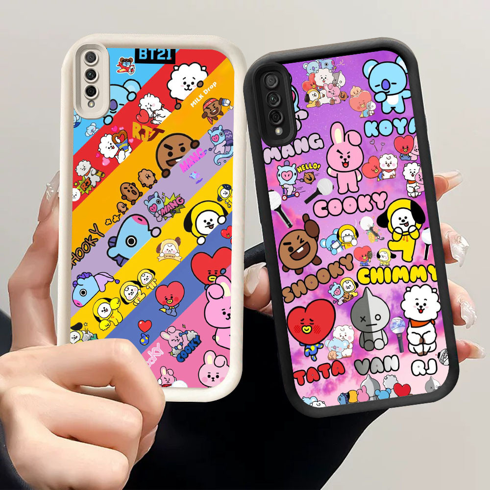 YB-5 BTS Shockproof Casing untuk Samsung A50 A50s M02 A30s A7 A02 A03 Core