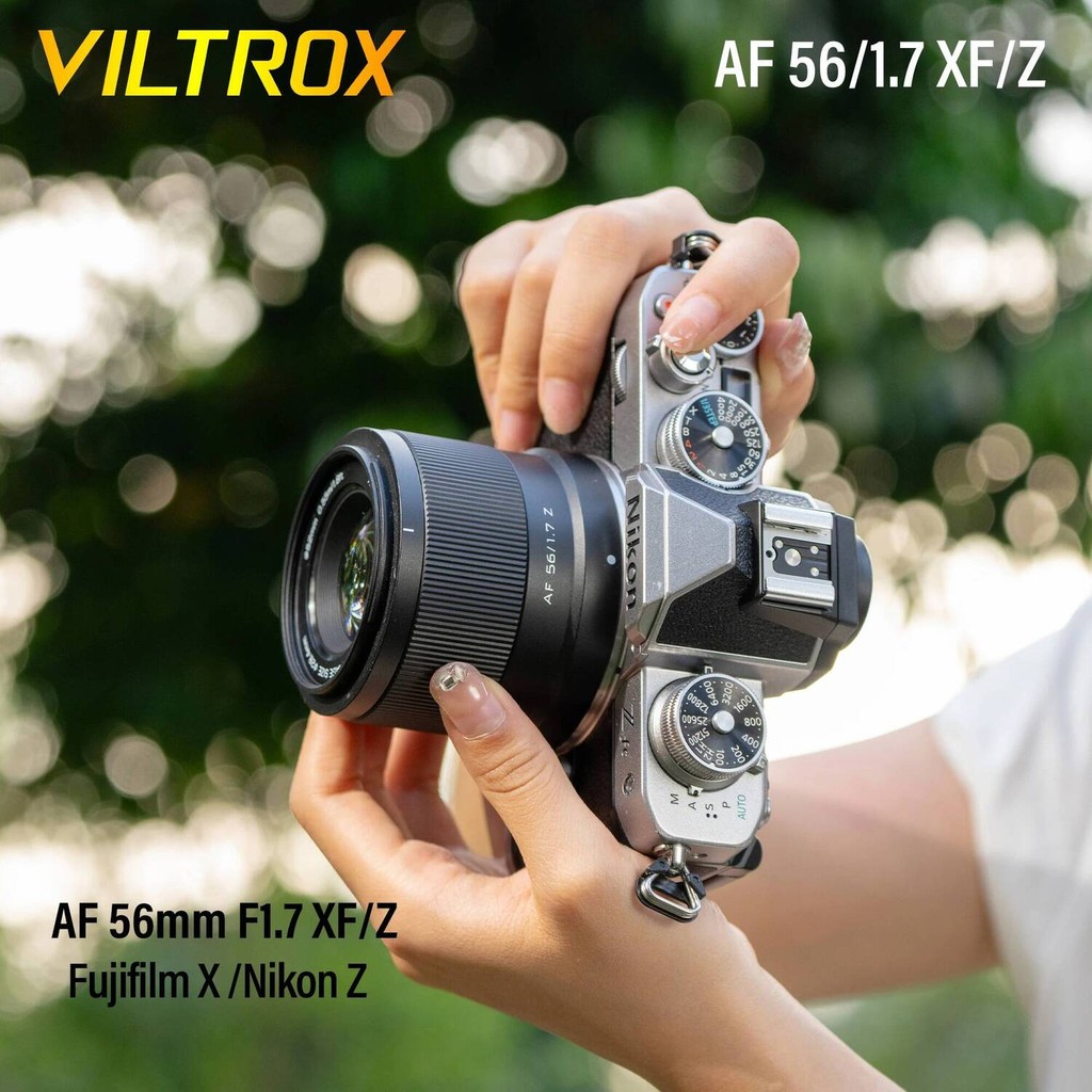 VILTROX Fuji 56mm f1.7 Nikon Z Lensa Fokus Otomatis Potret APS-C Untuk Kamera Fujifilm X Mount X-T4 