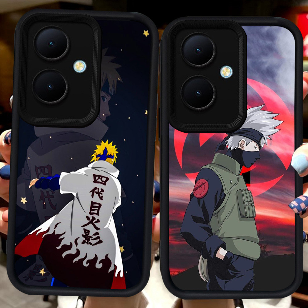 Hitam Casing untuk OPPO Reno 11F 10 13F 8T 11 Pro 5G H17 Naruto