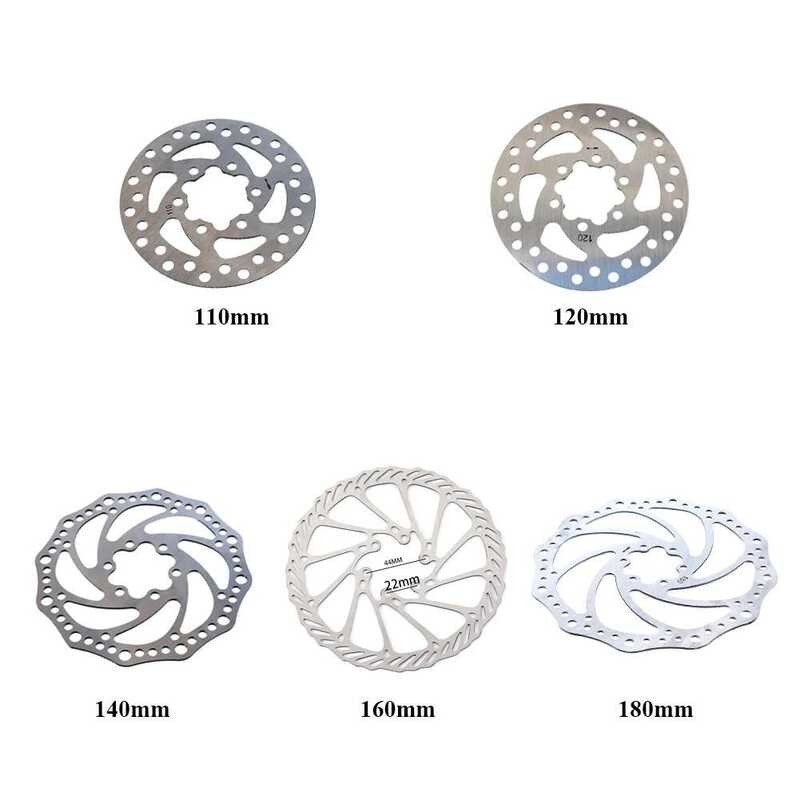 Cakram Rotor 203mm/180mm/160mm/140mm/120mm/110mm/100mm 6 Inci Rotor Rem Stainless Steel Untuk Sepeda