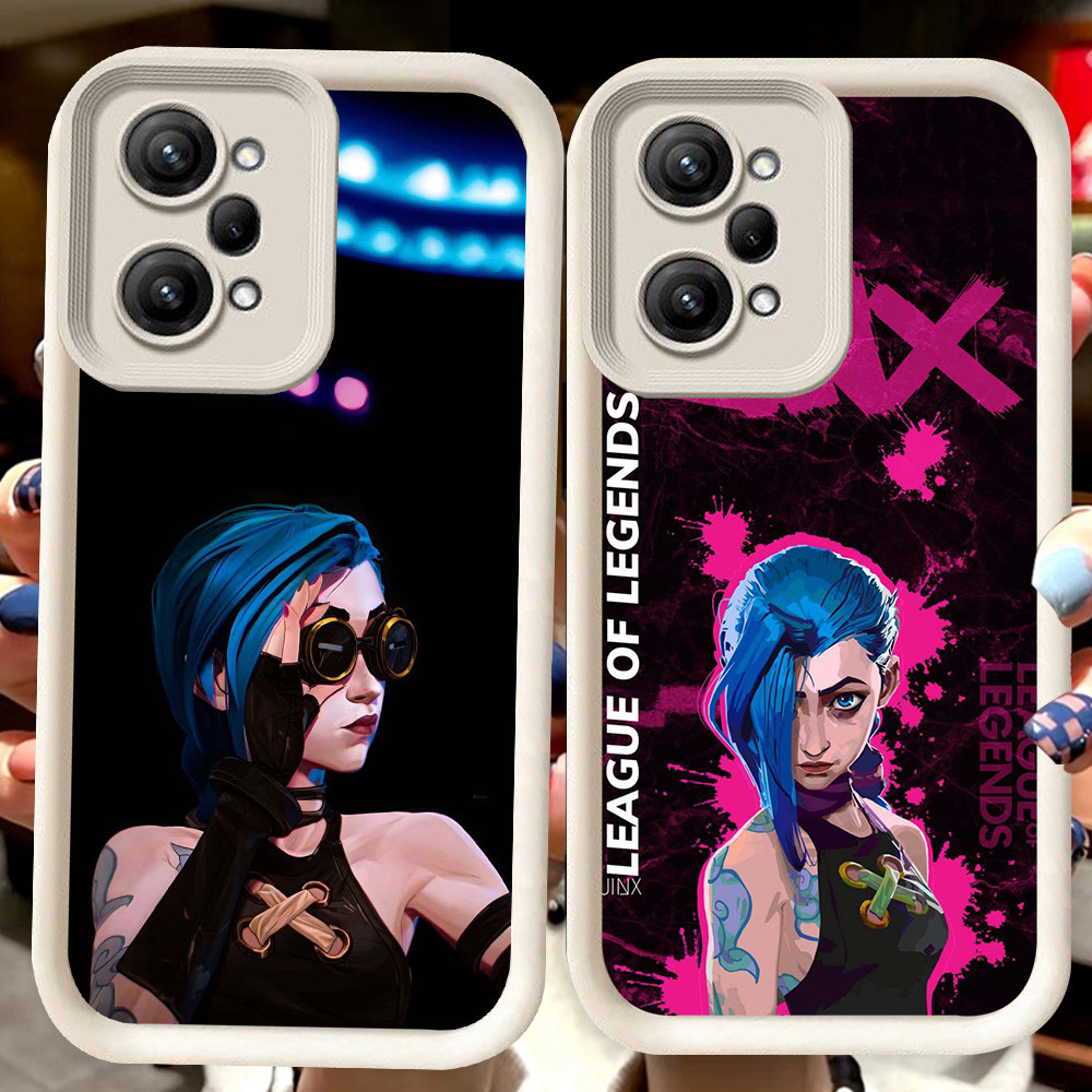 H39 Jinx ll Arcane Putih Casing untuk Xiaomi Redmi POCO F6 F5 Note 12 X5 14T 14 Pro 5G