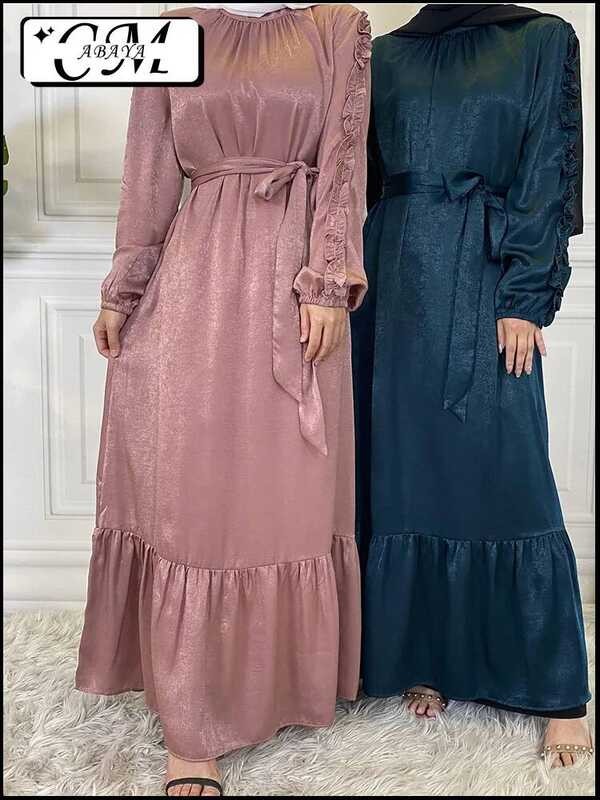 Malam Gaun Ramadhan Somalia Dirac Baati Musulmane Pakaian Turki Jubah Kabyle Gaun Afrika untuk Wanit