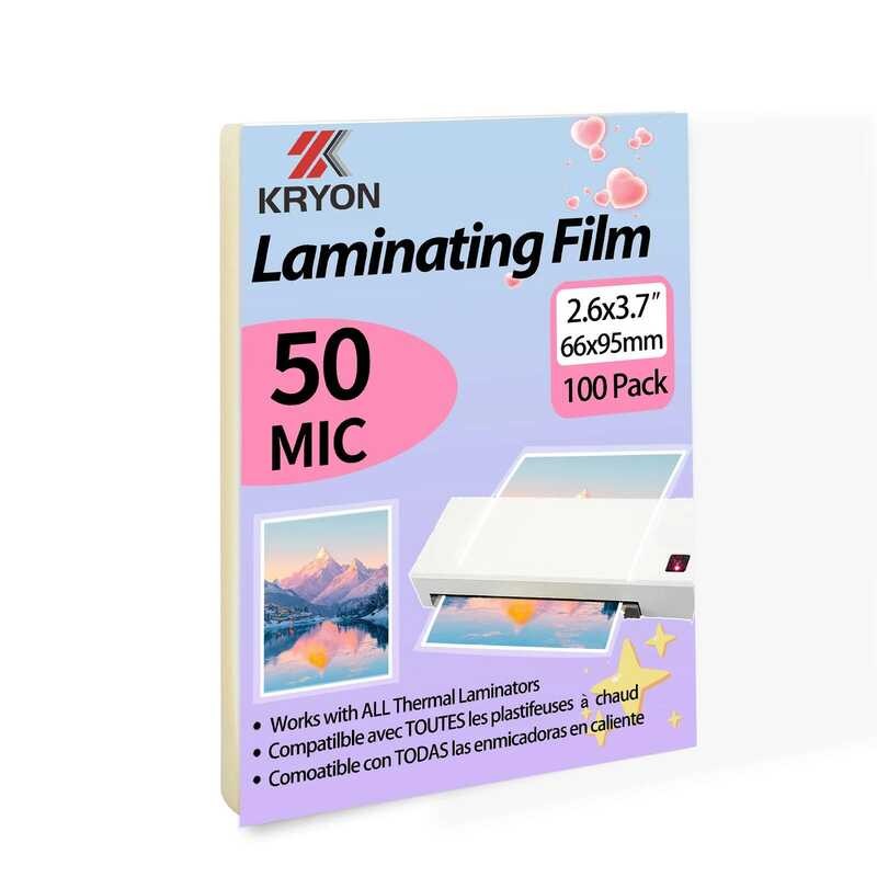 

Inci 2.6x3.7 100 Paket Lembar Kantong Termal Film Laminasi Ketebalan 50mic