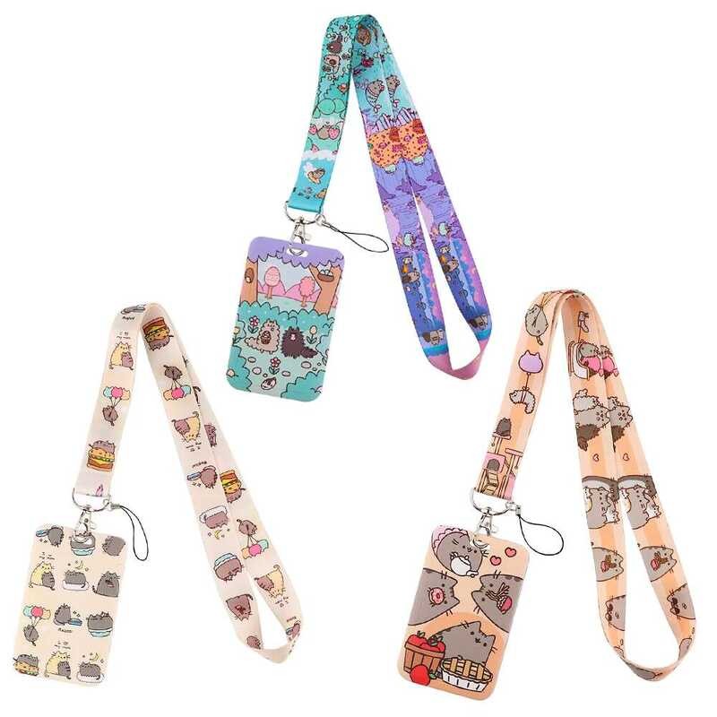

Hewan Lanyard Kawaii Untuk Kunci USB Gym ID Kartu Pemegang Badge Gantungan Kunci Kerah DIY Tali Gant