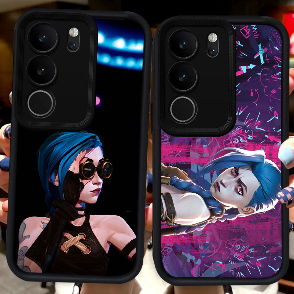 Hitam Casing untuk Infinix HOT Note 60 50i 50S 60i 50X 50 Pro Plus 5G H39 Jinx ll Arcane