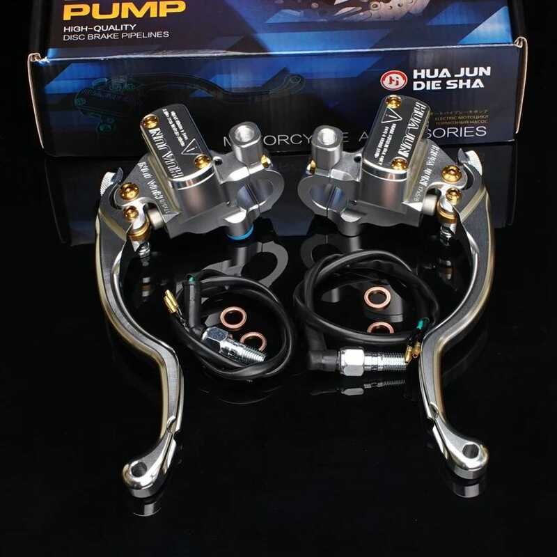 Pompa 17RCS Sepeda Balap Silinder Master Rem Kopling Hidrolik Universal 22mm untuk Honda Yamaha Apri