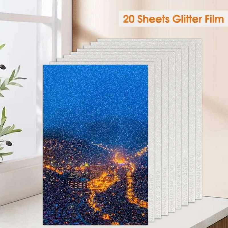 

Lembar 20 Laminasi Dingin 210 x 297mm Kertas Stiker Holografik Perekat Diri Tahan Air Pelapis Pelang