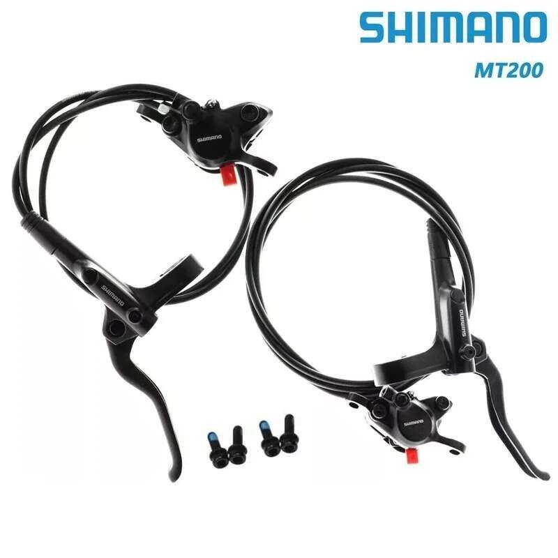 Sepeda Rem Cakram Hidrolik Shimano BR-BL-MT200 Set Depan & Belakang &