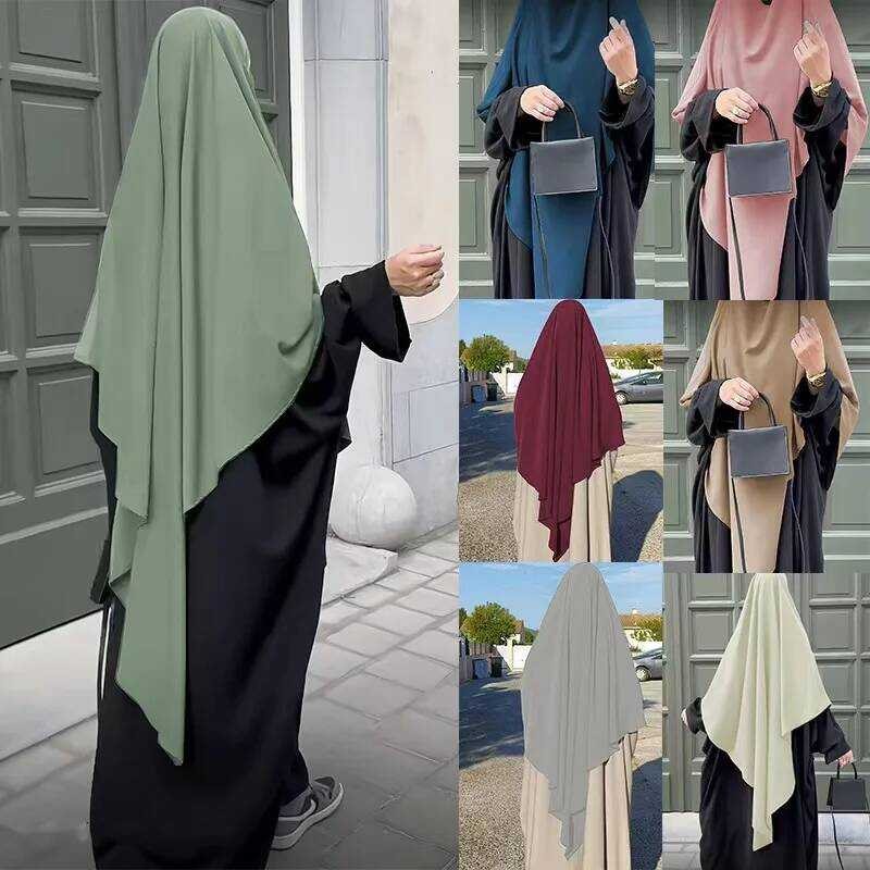 Islam, Veil Khimar, shayla, esarp, hijab, Headscarf untuk wanita, headscarf warna solid, jubah, sele
