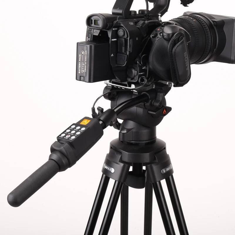 Tripod Remote Control Zoom DV Camcorder Pegangan E-IMAGE EI-28RC Hanya untuk Kamera Video SONY