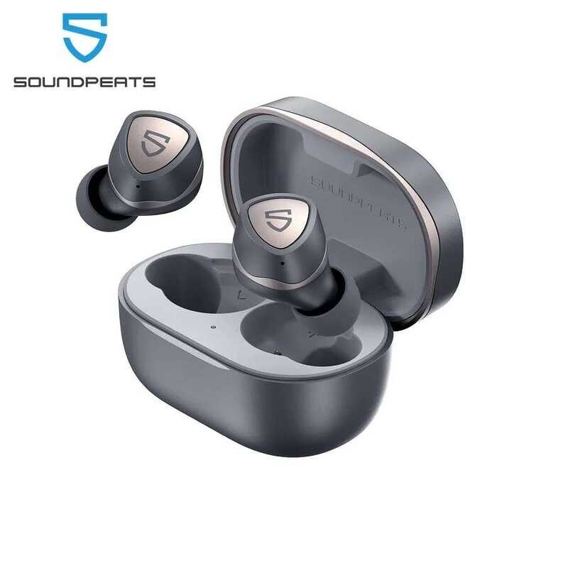 Sonic SOUNDPEATS Bluetooth 5.2 Earphone Nirkabel QCC3040 APTX-adaptive CVC 8.0 TWS Mirroring Earbuds