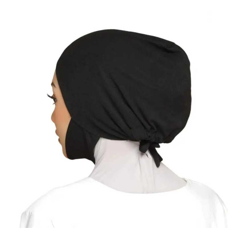 Dalam Topi Muslim untuk Wanita, Syal Dasar Hijab, Topi Turban, Hijab Islami Siap Pakai, Penutup Kepa