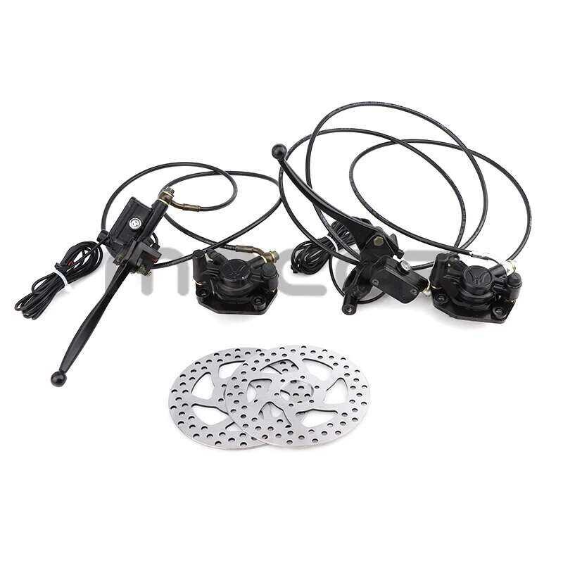 Sepeda Citycoco Skuter Listrik Perakitan Depan dan Belakang Pegangan Rem Cakram Cocok Untuk Harley C