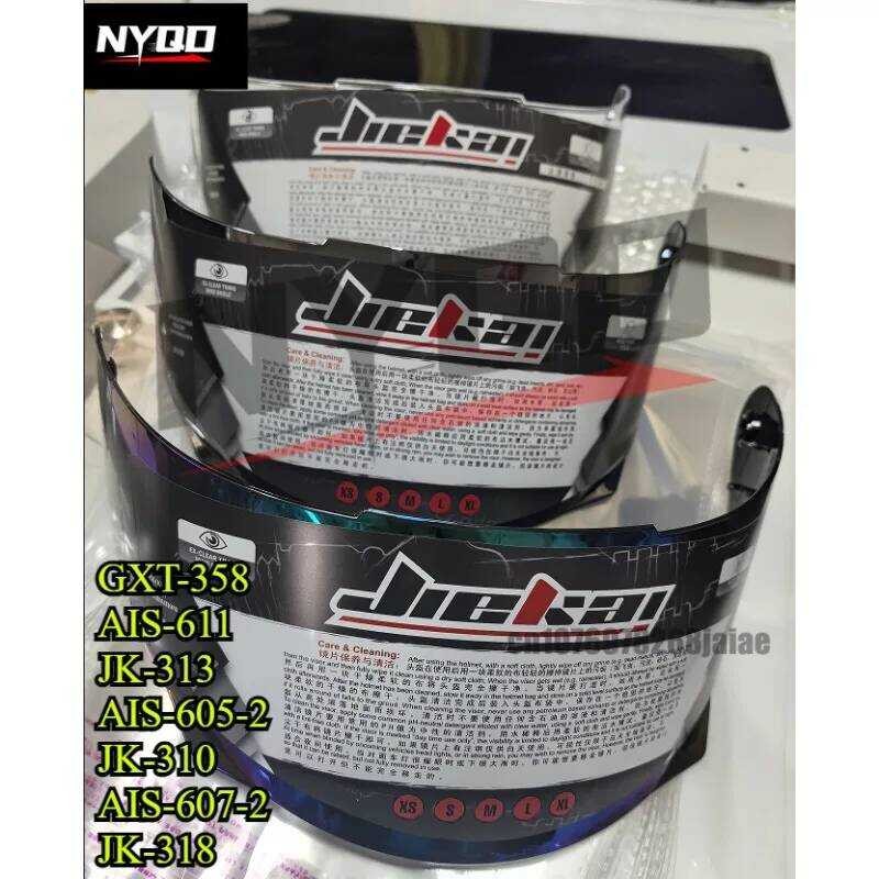 JK-902 Untuk JK-316 GXT-902 1 Pcs Pelindung untuk Helm Sepeda Motor Wajah Penuh Pengganti Kaca Lensa