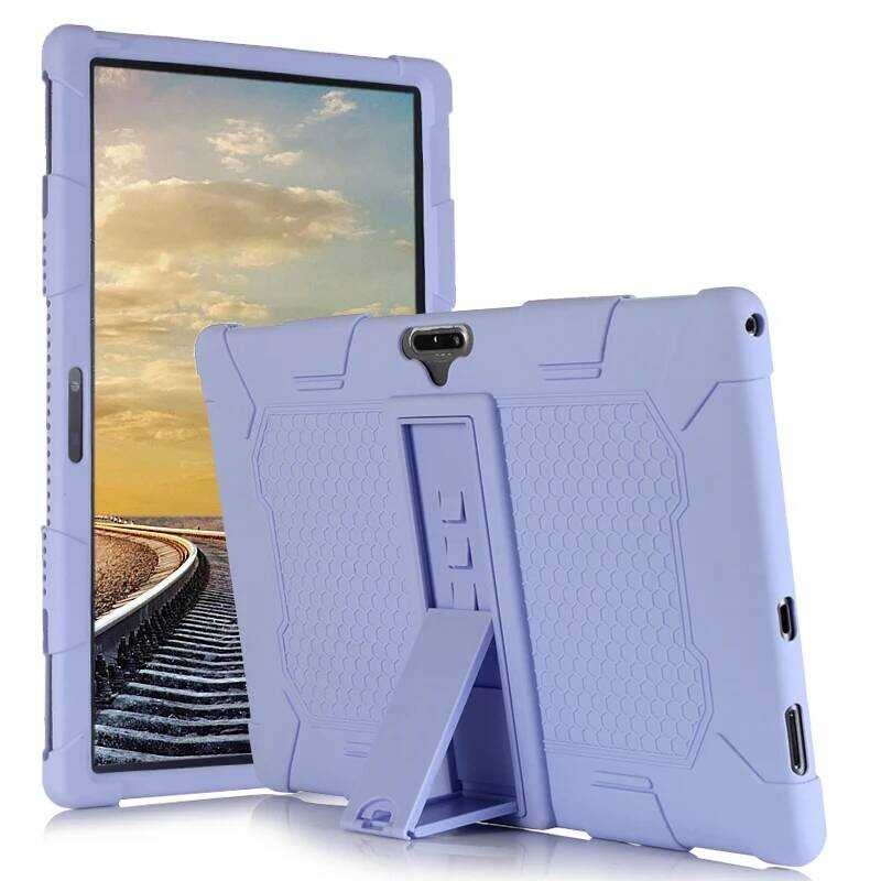 Aman Casing untuk Anak untuk Teclast M16 11.6 inci Penutup Tablet Kickstand Tahan Guncangan Silikon