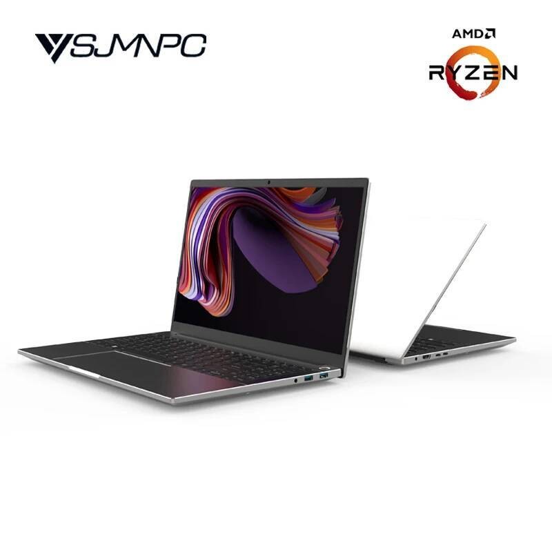 YSJMNPC Laptop Gaming Baru 15.6 Inci AMD Ryzen7 8845HS R9 6900HX 2*DDR5 MAX 64GB Mendukung 5600MHz 2
