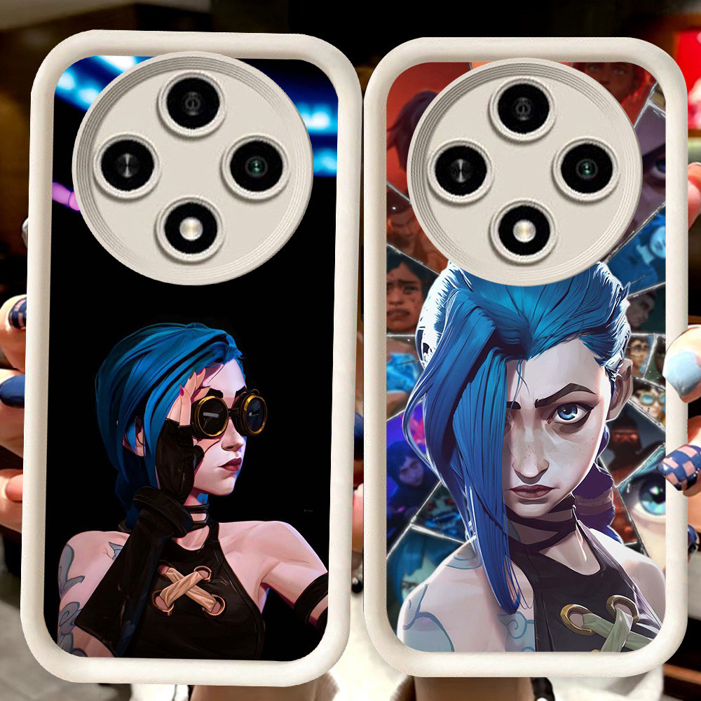 H39 Jinx ll Arcane Putih Casing untuk Xiaomi Redmi POCO C75 A3X C61 X7 A3 14C X3 Pro NFC 5G