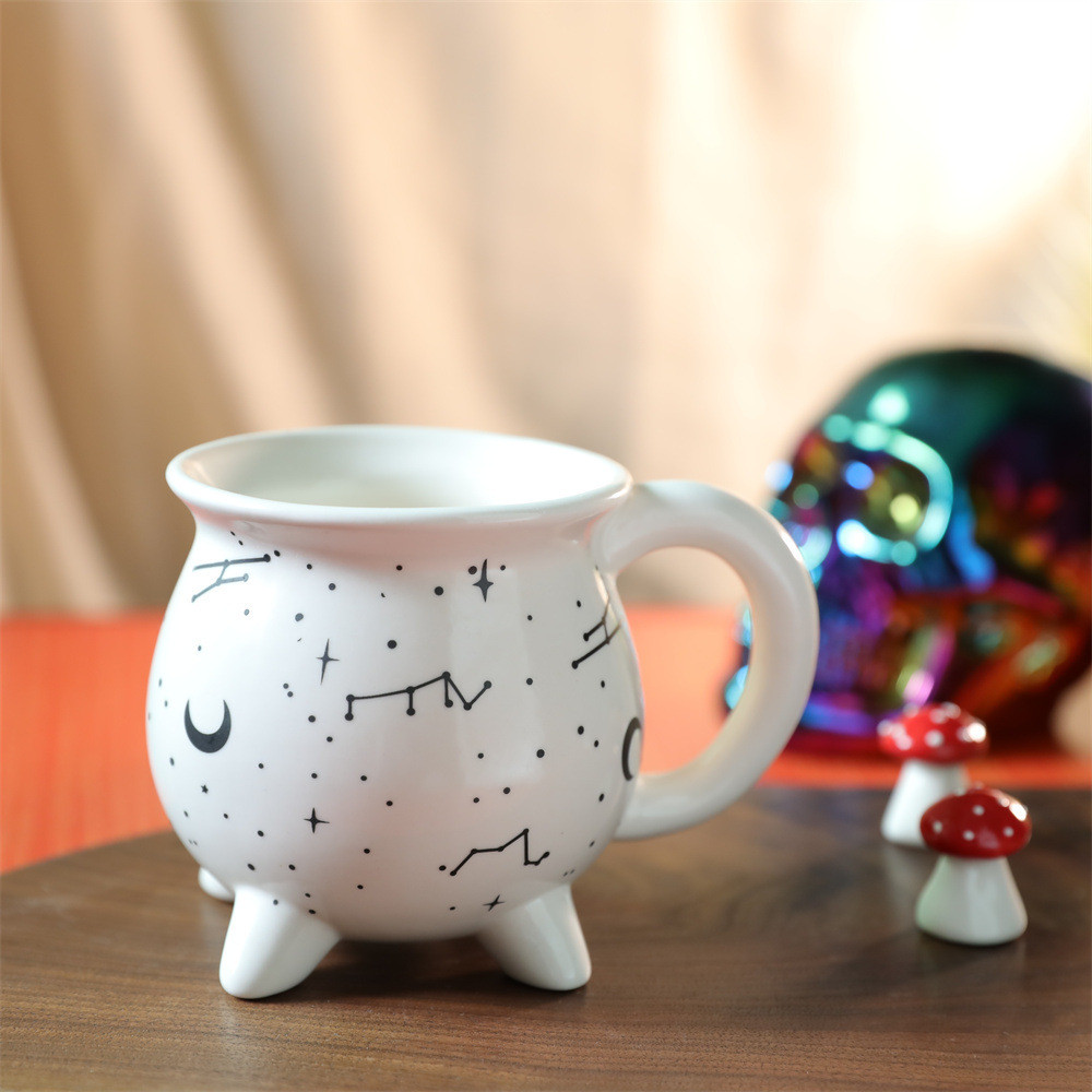 Mug Kreatif Duabelas Bintang Baru Mug Unik Bintang Unik Kopi Gothic Mug Unik Penyihir