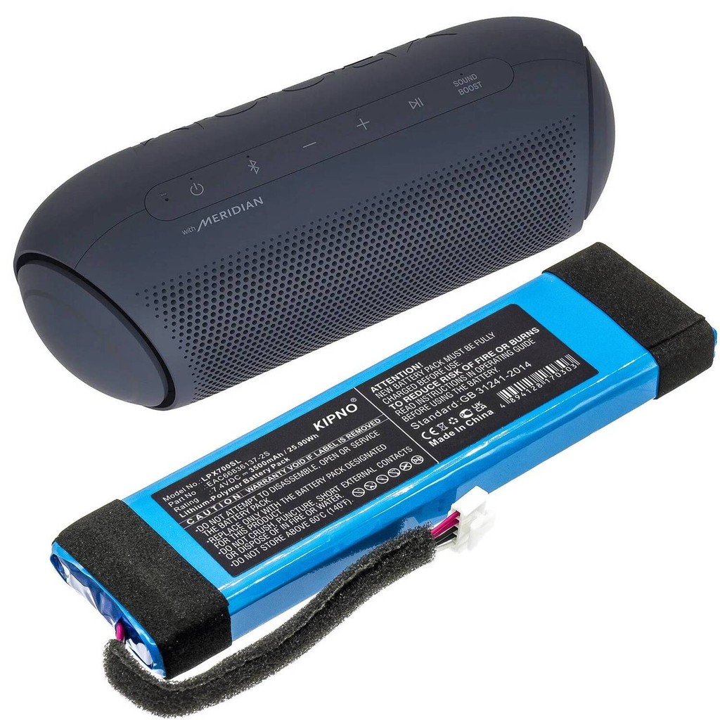 Baterai Penggantian untuk LG:XBOOM Go PL7,EAC66836137-2S, Speaker-3500mAh PL7,EAC66836137-2S,