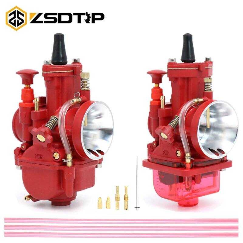 KEIHIN ZSDTRP 2T 4T Skuter ATVUTV 50CC 125CC 250CC Mesin Sepeda Motor Karburator PWK Merah 21 24 26