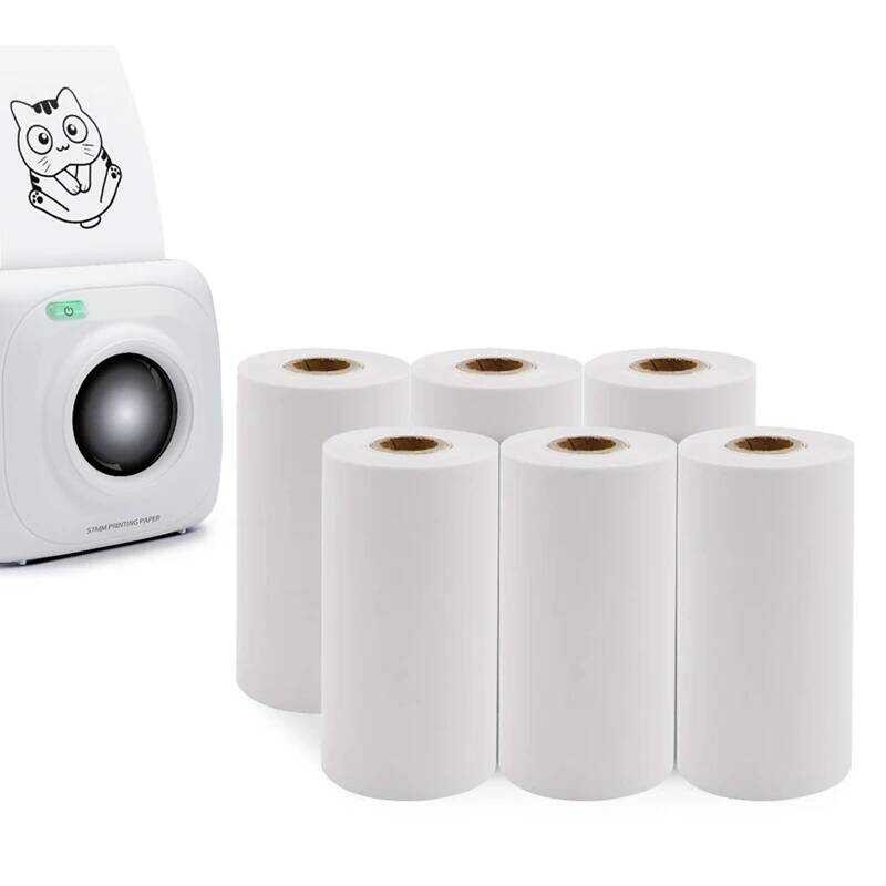 

Gulungan 3 Kertas Foto Termal Cetak 57X30mm Untuk Printer PAPERANG P1 P2