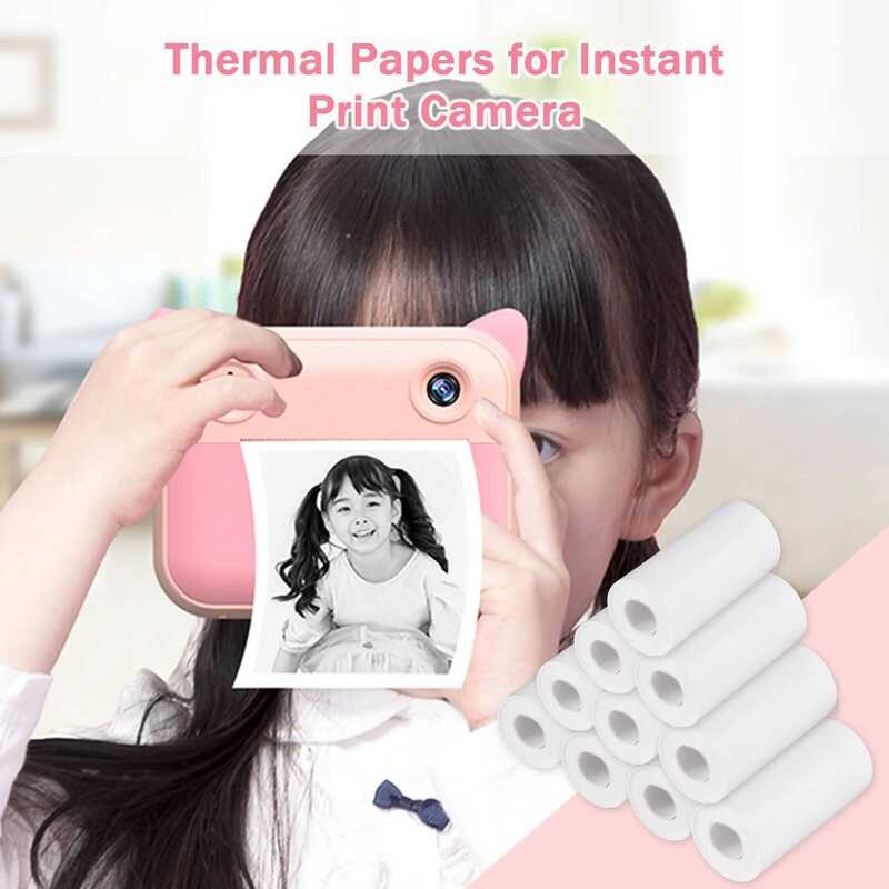 

Thermal Roll 57*30mm untuk Pencetak Label, Kertas Cetak Isi Ulang Kamera Instan Anak, Paket 10/6/3 R