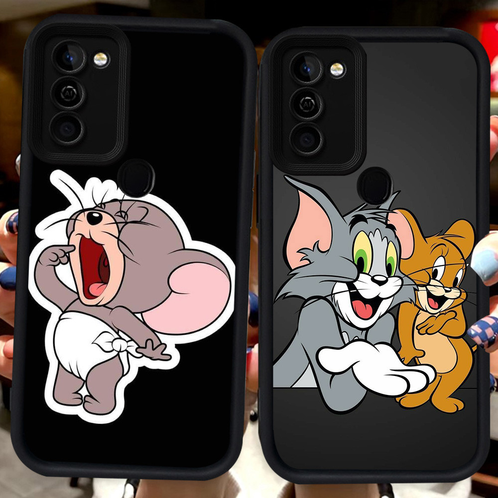 Hitam Casing untuk Infinix HOT Smart Ram2 Ram3 5 12 10 8 11 6 Play Plus H110 mouse cat