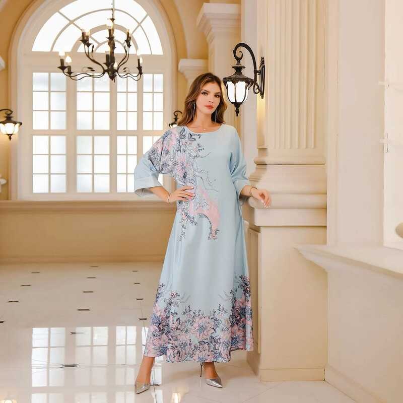 abaya Pakaian Muslim Timur Tengah Dubai, jubah panas wanita Turki, perdagangan luar negeri grosir ga