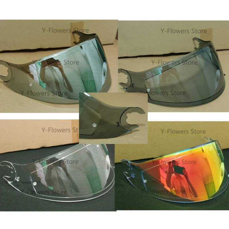 Helm Visor untuk SHARK Skwal D-Skwal 2 Spartan Pelindung Lensa Karbon Kaca Depan Layar Kaca Kacamata