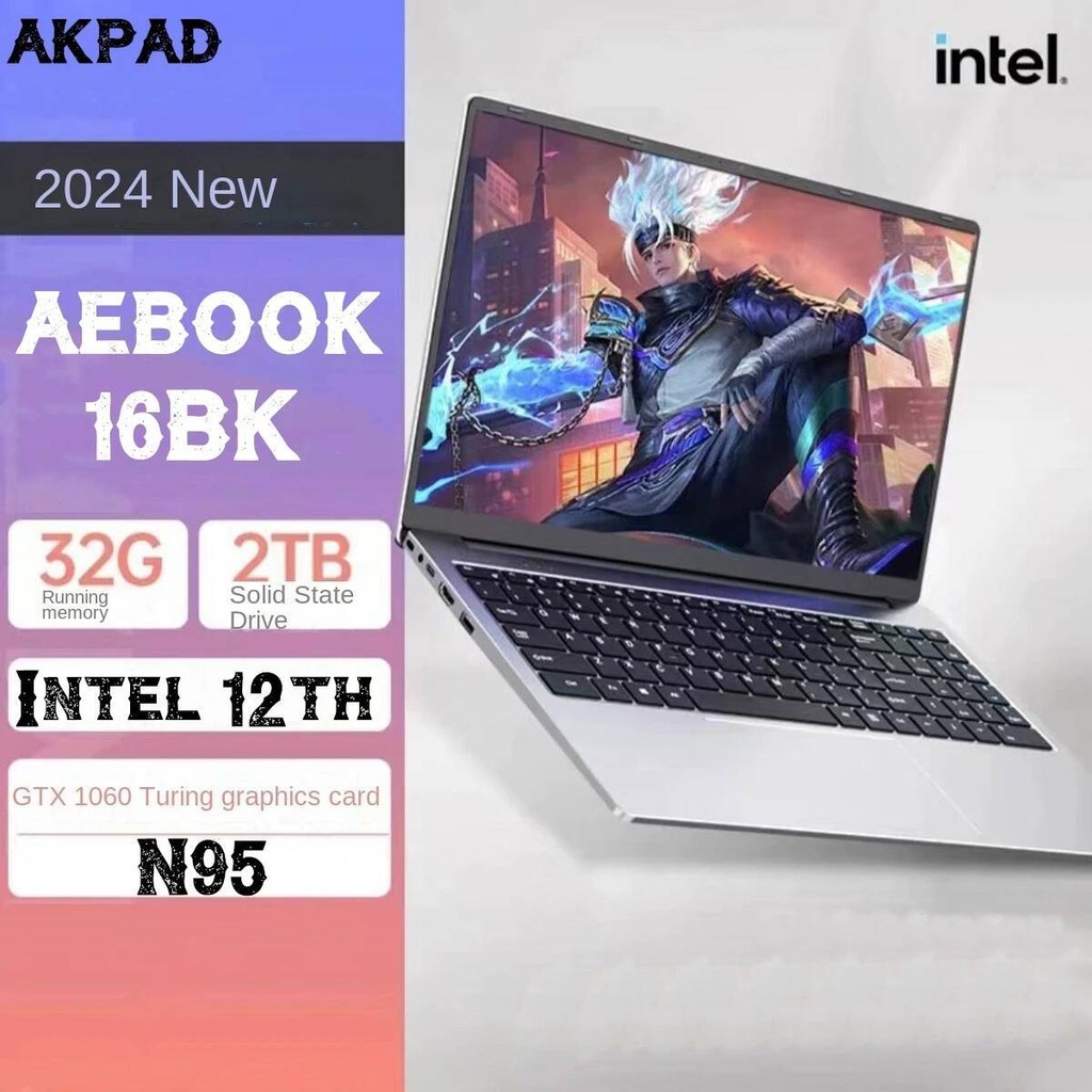 NVIDIA GeForce GTX 1060 4G Max 32GB Laptop Windows 10 11 Pro Komputer Kantor Netbook 15.6 Inci Gen I