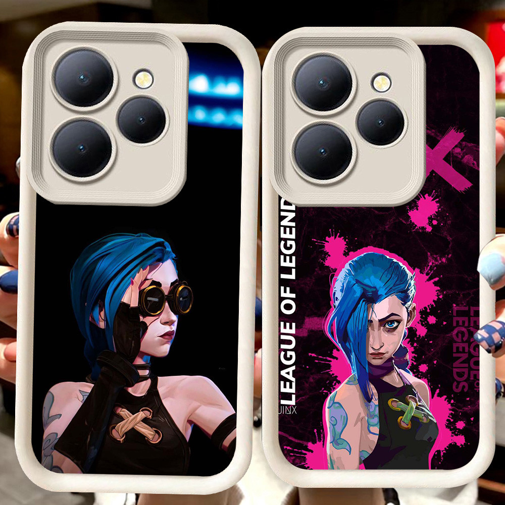 H39 Jinx ll Arcane Putih Casing untuk ITEL A70 RS4 A80 P65 A50 S23 P55 A90 5G City 100
