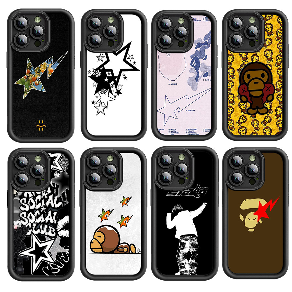 Casing hp for iPhone 11 13 14 15 Pro Max Max All Type Smartphone Casing Sofcase Deep Silicone Full C