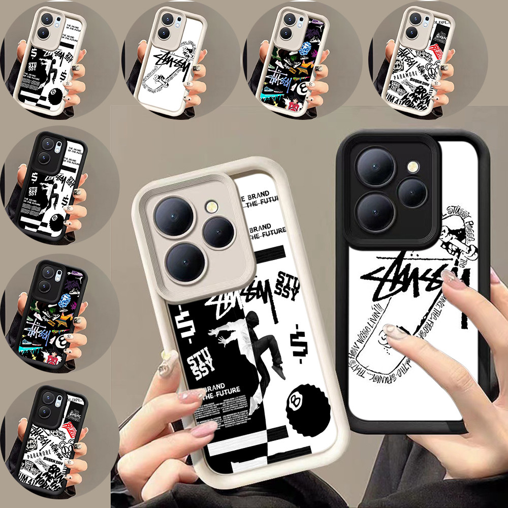 Casing HP Untuk itel A80 A70 S23 P65 P55 4G 5G RS4 Softcase Anti-drop menebal Casing ponsel KK47 Stu