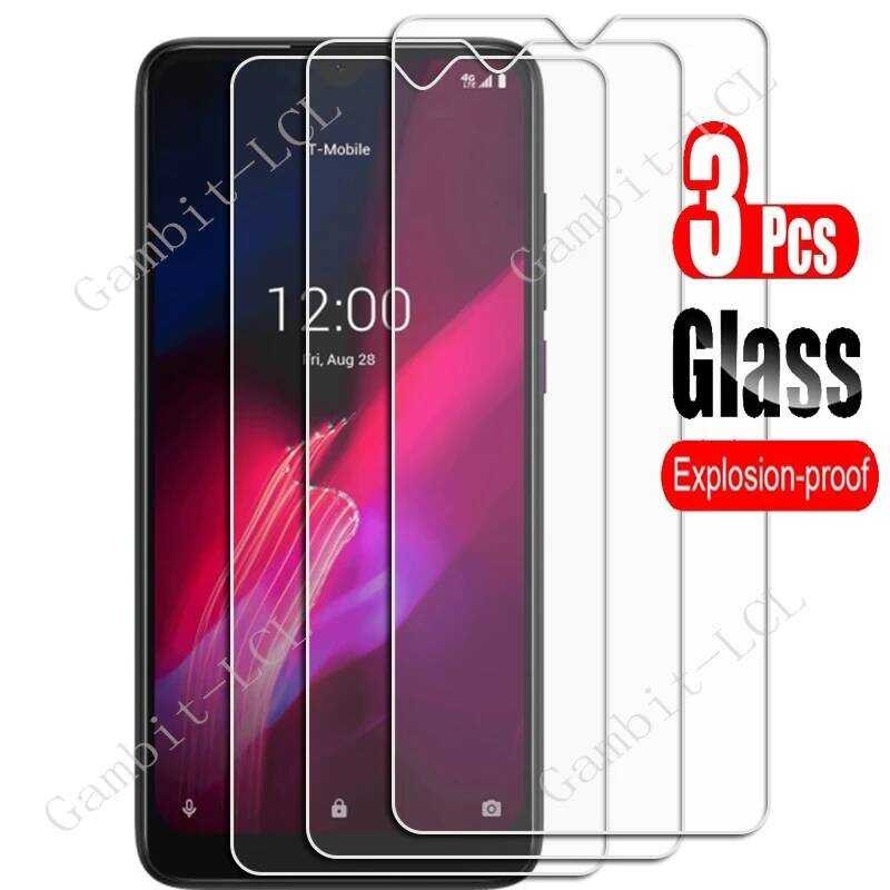 Kaca 3PCS Tempered Untuk T-Mobile T Phone 5G 2023 6.52" Film Pelindung PADA T-MobileREVVL6 REVVL6 Pe