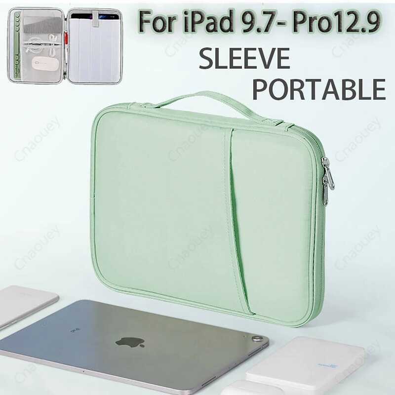 Tas Kotak Tangan Baru 10th Gen Air4 Air5 Pro12.9 Penutup Sarung untuk iPad Pro11 10.2'' 9.7 2017 201