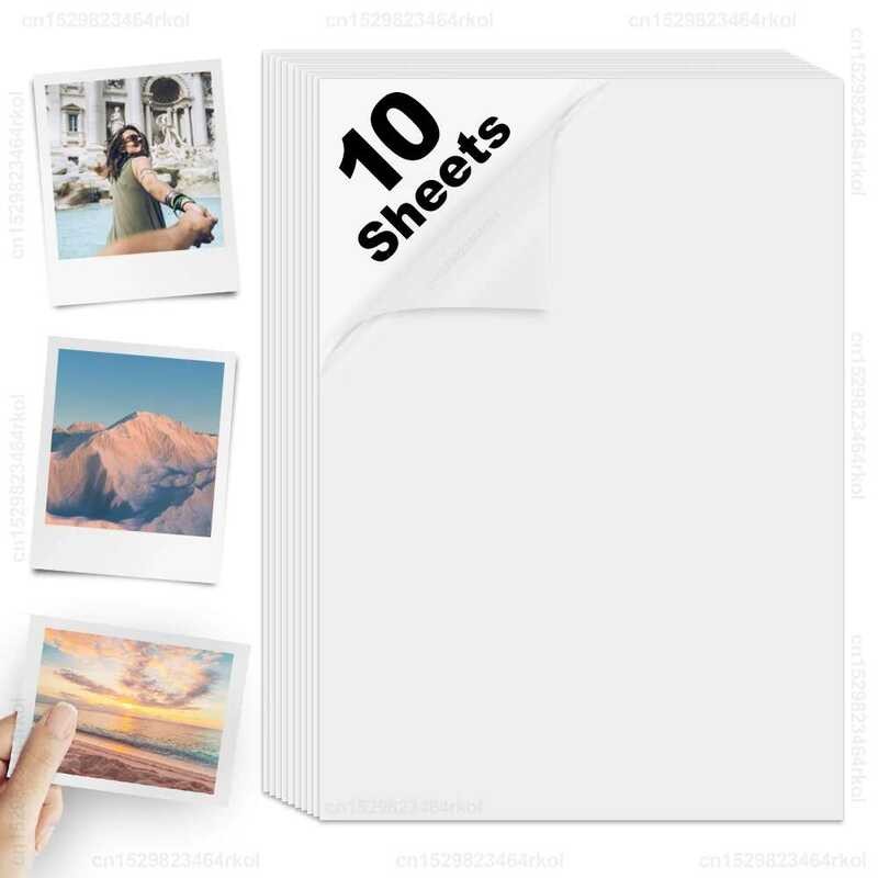

Film 10 Laminasi Transparan Kertas Stiker A4 Matte Jelas Tahan Air Lembar Laminasi Dingin untuk Foto