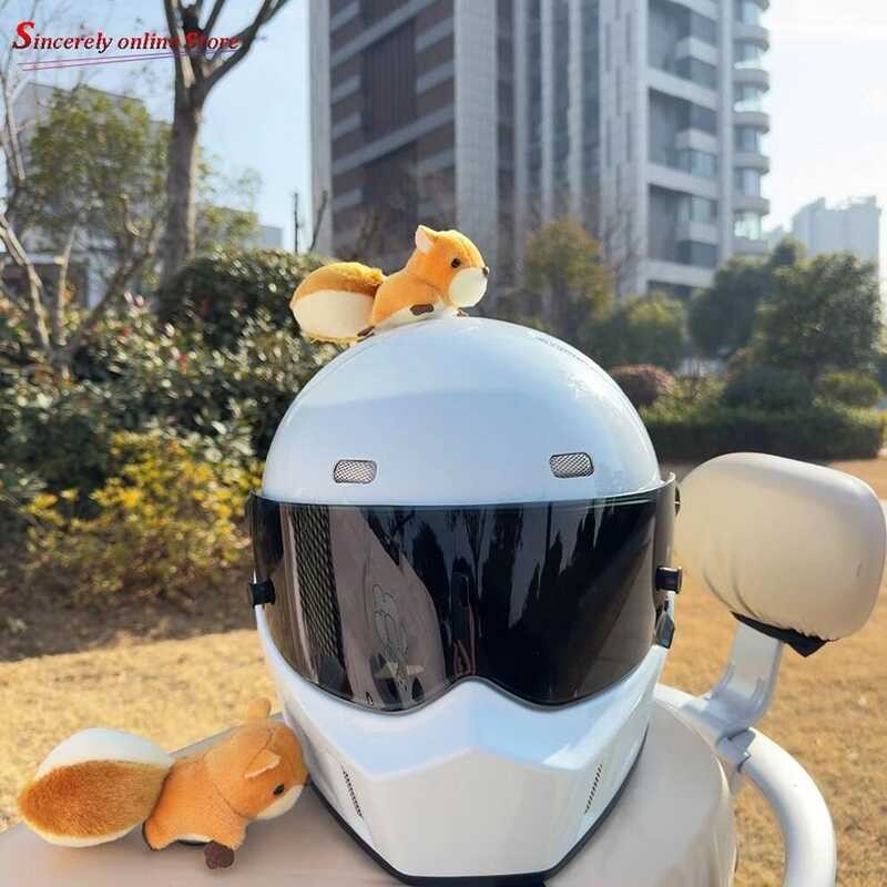 Dekorasi Baru Wanita Telinga Kucing Plush Sepeda Motor Lucu Bola Stiker Helm Sepeda Motocross Akseso