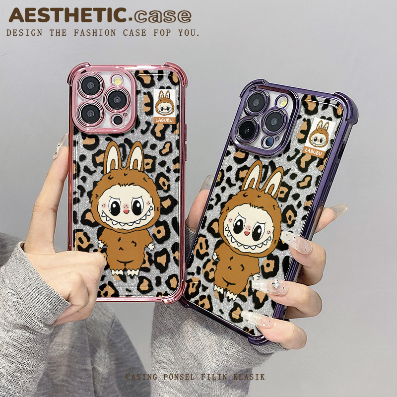 Plating airbag bening silikon softcase for iphone 15 13 12 11 pro max 6 6s 7 8 plus x xs xr Kartu gl