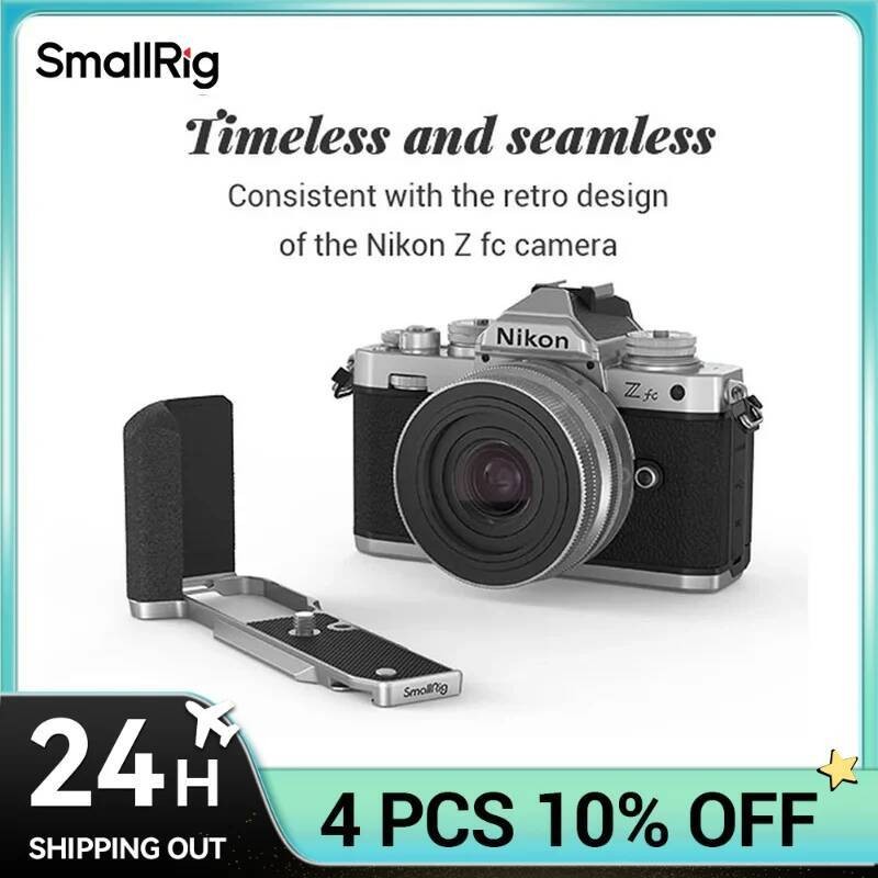 SmallRig L Shape Camera Cage Rig Grip untuk Nikon Z FC Pegangan Samping Lubang Berulir 1/4 Aksesori 