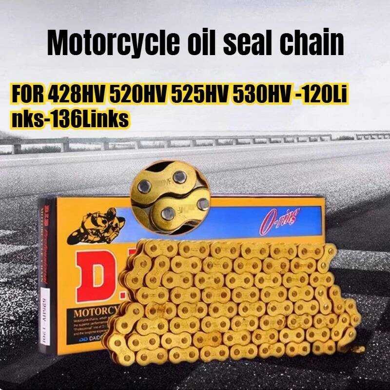 Segel Set Minyak O-ring untuk Rantai 428 DID 136 Link 520 525 530 Rantai 120 Link Aksesori Suku Cada