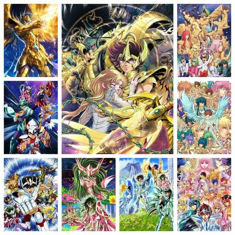 

Lukisan Kit Anime s-saint-Seiya 5D DIY Dia Bordir Silang Seni Buatan Tangan Hadiah Anak Kerajinan De